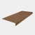 Roppe Heavy Duty Smooth Stair Tread Clove 60" with Square Nose