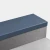 Roppe Hammered Steel Blue 60" Rubber Stair Tread- Square Nose