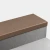 Roppe Hammered Light Brown 60" Rubber Stair Tread- Square Nose