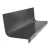 Roppe Vantage Circular Asphalt 48" Rubber Stair Tread and Riser One Piece