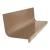 Roppe Vantage Circular Light Brown 48" Rubber Stair Tread and Riser One Piece