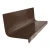Roppe Vantage Circular Clove 60" Rubber Stair Tread and Riser One Piece