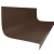Roppe Hammered Clove 48" Rubber Stair Tread and Riser One Piece