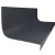 Roppe Hammered Galactic 72" Rubber Stair Tread and Riser One Piece