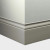 Tarkett Johnsonite Millwork Inflection Silver Grey 5 1/4 inch
