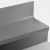 Tarkett Johnsonite Medium Grey Raised Round 48" One Piece Stair Tread Riser