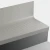 Tarkett Johnsonite Silver Grey Raised Round 48" One Piece Stair Tread Riser