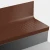 Tarkett Johnsonite Burnt Umber Raised Round 60" One Piece Stair Tread Riser