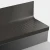 Tarkett Johnsonite Charcoal Raised Round 60" One Piece Stair Tread Riser