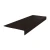 Flexco Coffee Bean 48 inch 550 Heavy Duty Radial Metal Reinforced Nose Rubber Stair Tread