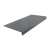 Flexco 650 Medium Gray 60 inch Heavy Duty Diamond Rubber Stair Tread