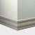 Tarkett Johnsonite Millwork Silhouette Silver Grey 4 inch