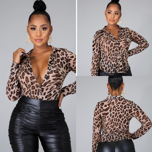 Leopard Print Top Leopard Print Top