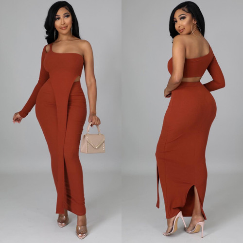 Kailen Skirt Set(Brick) Kailen Skirt Set(Brick)