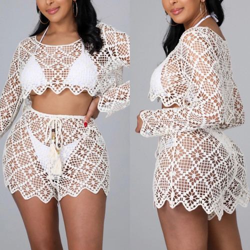 Sunshine Dreams Cover Up Set (Ivory) Sunshine Dreams Cover Up Set (Ivory)