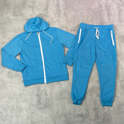 Zip Down Fleece Set (Light Blue) Zip Down Fleece Set (Light Blue)