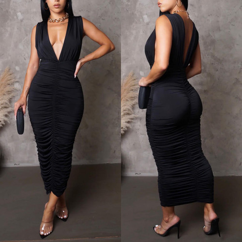 Ruched Midi Dress Ruched Midi Dress