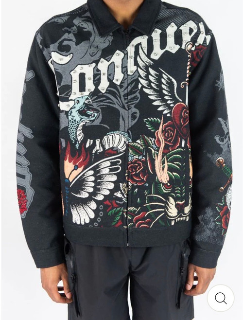 Conquer Tapestry LT Jacket (Blk)