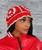 Crochet Knit Hat (Red)