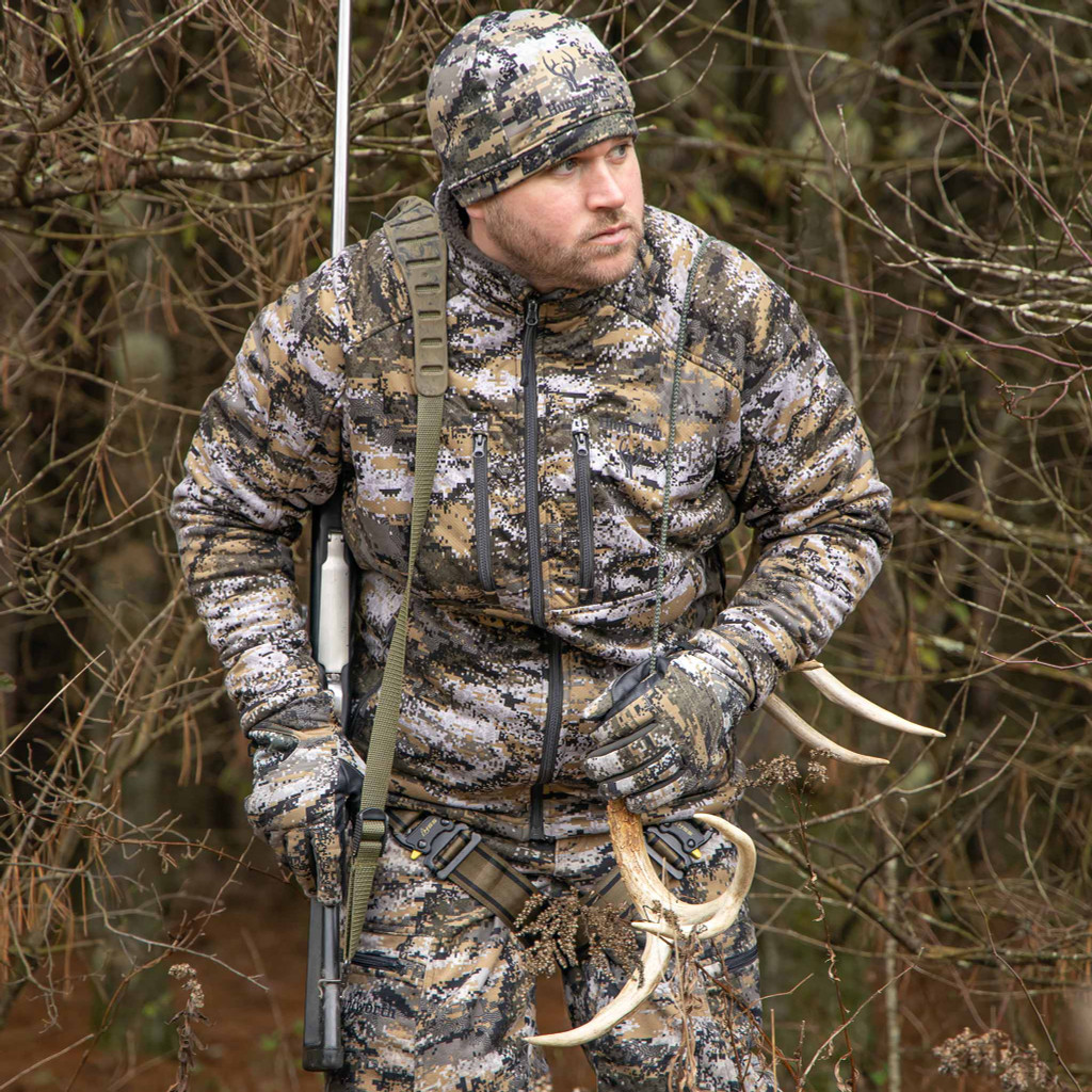 Men's Houlton Heavyweight, Windproof, Soft Shell Sherpa-Interior Hunting  Jacket - Disruption®