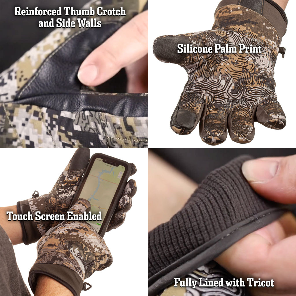 Men's Anchorage Waterproof, Lined Hunting Glove Disruption