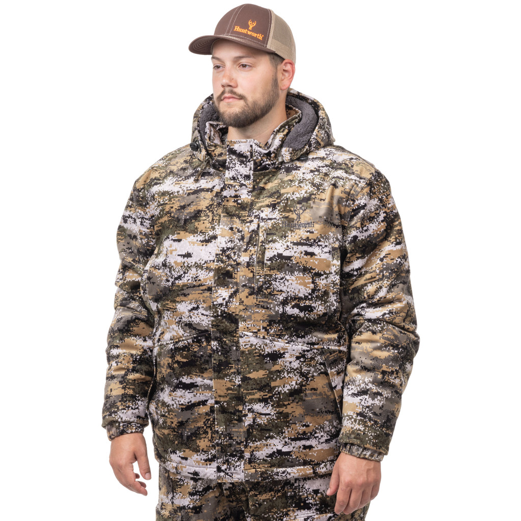 Fleece lined shop camo jacket