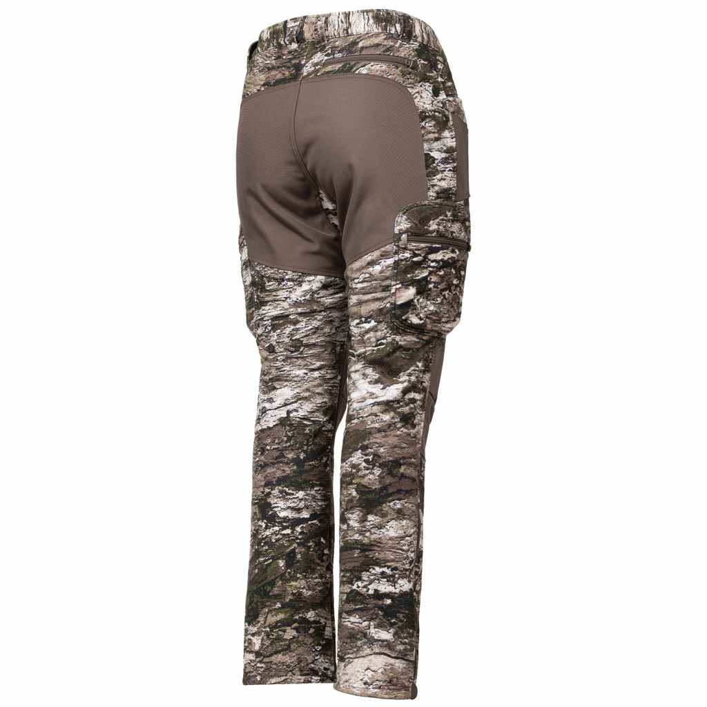 Rear view:   Tarnen® Soft Shell women's hunting pants - rear pocket