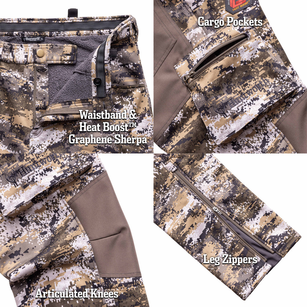 Men's Revere Windproof Hunting Pants Hidd'n - Huntworth Gear