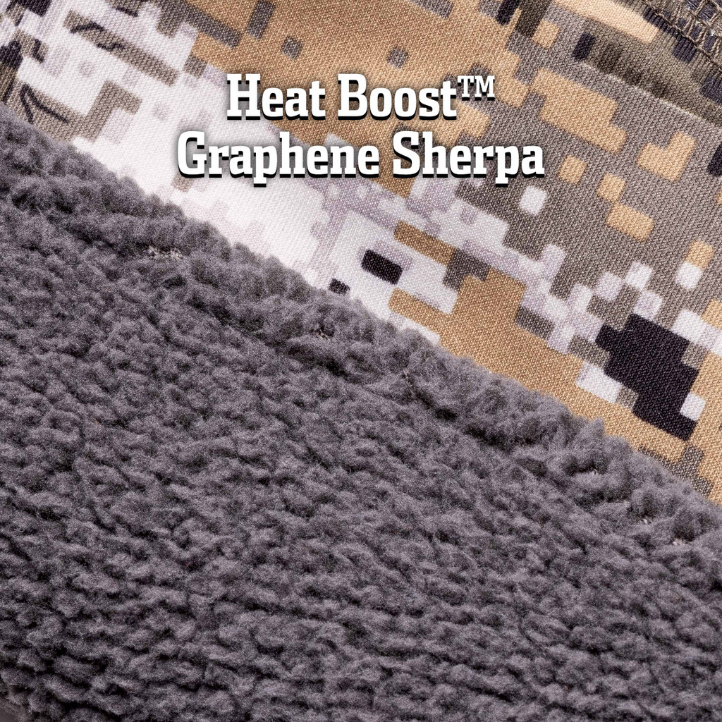 Heat Boost graphene sherpa interior