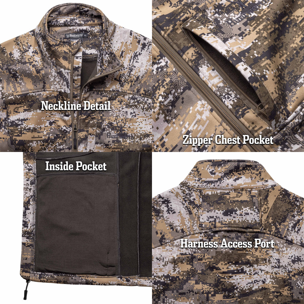 Men's Torrington Midweight Hunting Jacket Disruption - Huntworth Gear