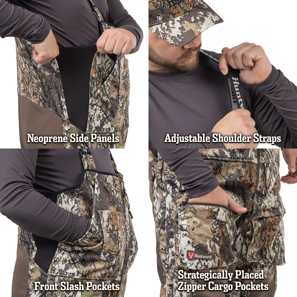 Men's Elkins Midweight Hunting Bibs Vertek® - Huntworth Gear
