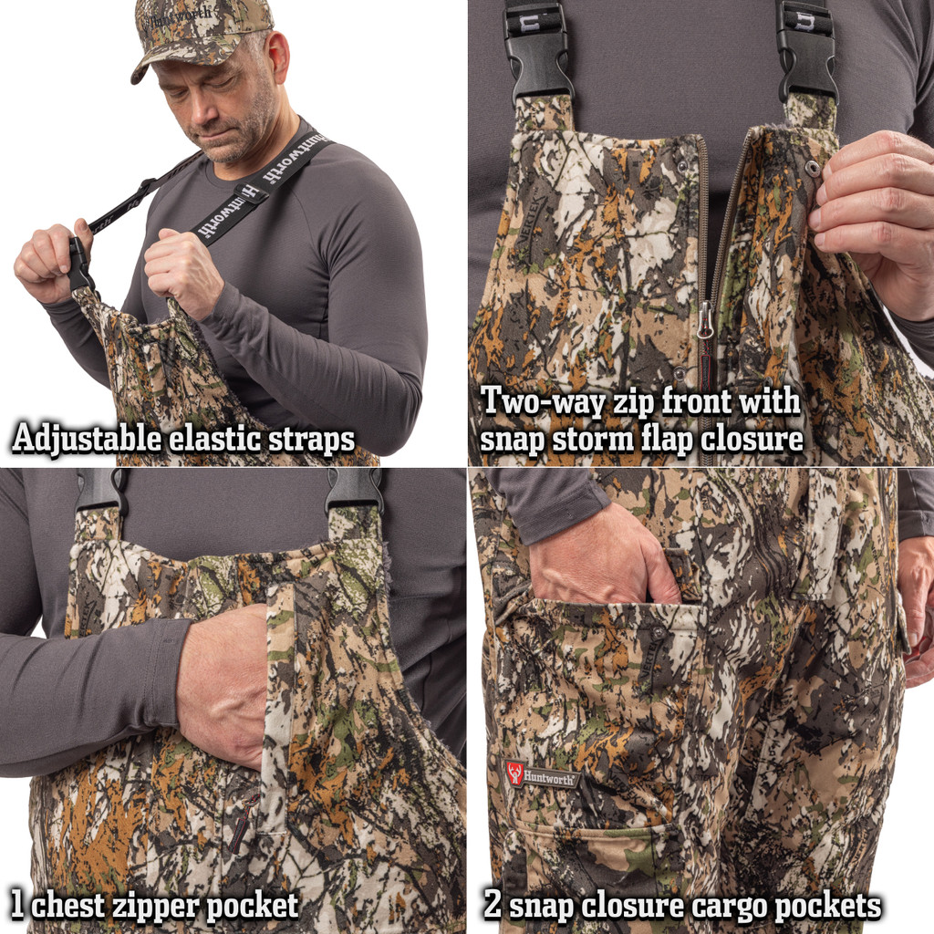 Men's Fairbanks Waterproof Hunting Bibs Vertek - Huntworth Gear