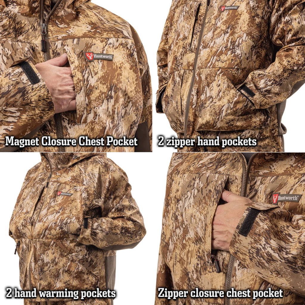 Men's Goshen Lightweight Waterproof Waterfowl Rain Jacket Obrys