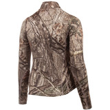 Rear view: Light Weight Hunting Pullover - Chemically treated for scent control.