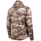 Rear view: Midweight hunting hoodie - Durable Water Repellant (DWR).