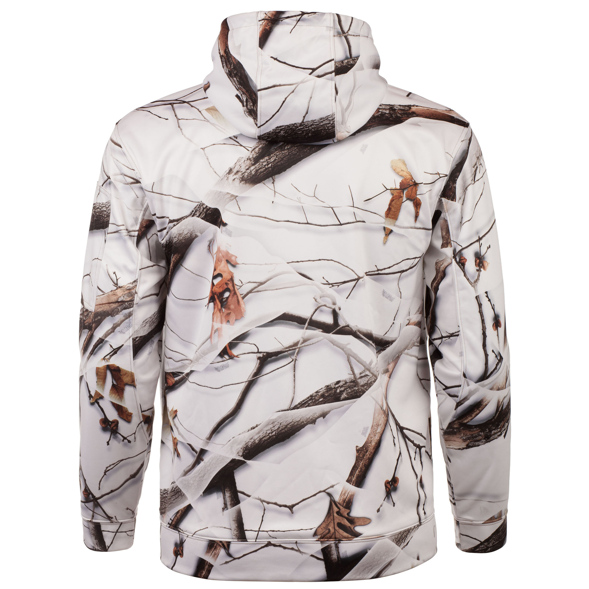 Huntworth Gear Men’s Harrison Midweight Performance Hunting Hoodie - Snow Camo