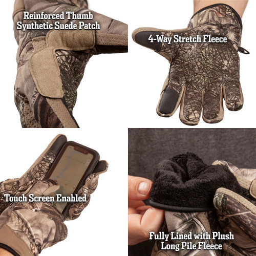 Men's Lowden Midweight, Lined Hunting Gloves - Hidd’n®