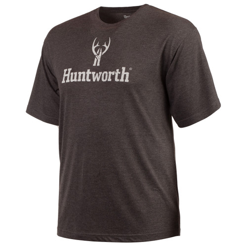 Men's Heather Gray Short Sleeve Tri-Blend T-Shirt.