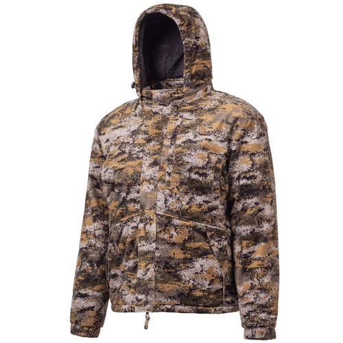 Men' s Disruption® pattern Heavyweight Waterproof Sherpa Lined Hunting Jacket. Men' s Disruption® pattern Heavyweight Waterproof Sherpa Lined Hunting Jacket.