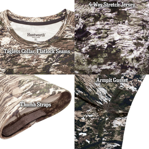 Men’s Bangor Midweight Hunting Base Layer  Shirt - Tarnen®