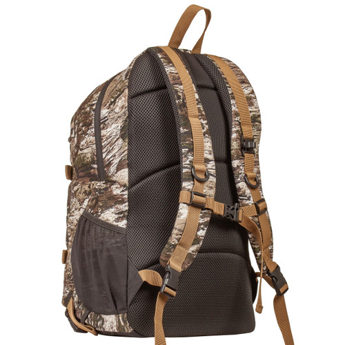 Lightweight Hunting Backpack - Adjustable straps that unclip to weave into tree stand.