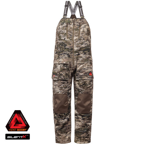 Huntworth heavyweight hunting bibs with Merino Wool and Heat Boost technology sherpa lining for the ultimate warmth.