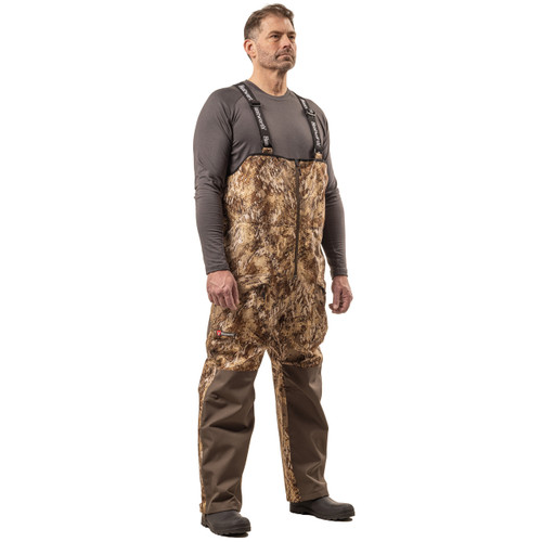 Great fitting Huntworth men's waterfowl hunting bibs for early season