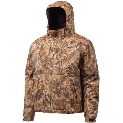 Huntworth men's waterfowl midweight jacket in Obrys camo