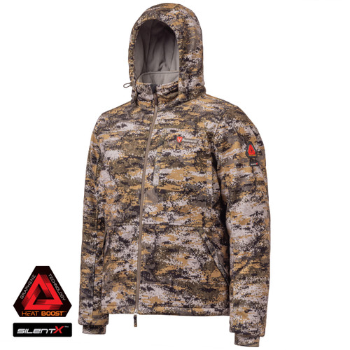 Heavyweight, windproof, Heat Boost warmth in the Kenora jacket.