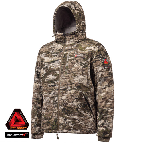 Heavyweight, windproof, Heat Boost warmth in the Kenora jacket.