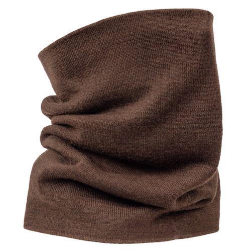 Merino wool heat boost neck gaiter for increased warmth and wicking.