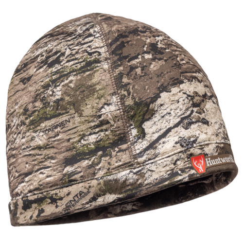 A stretch fit heavyweight beanie with Heat Boost sherpa fleece interior.
