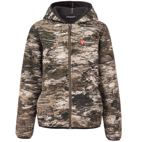 Full zip front for weather protection and easy on and off.