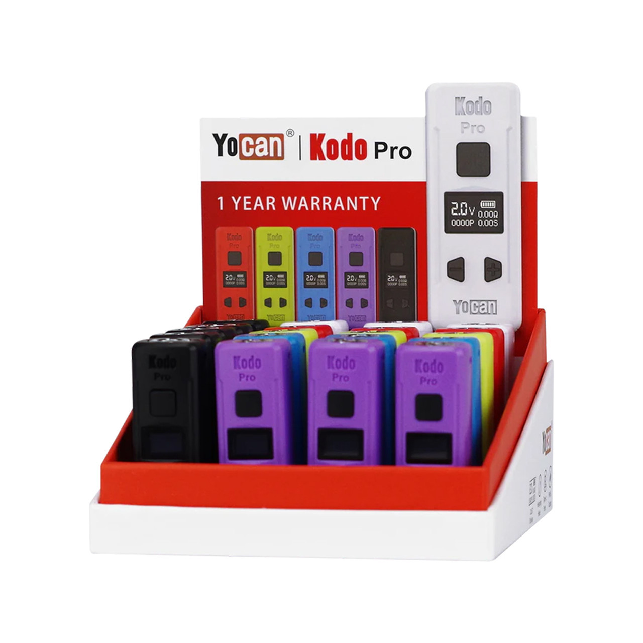 Yocan Kodo Pro Box Mod (20 Count Display) - Variable Voltage